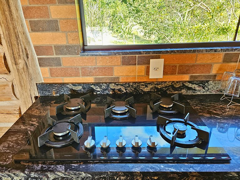 Sítio Três Lagos com piscina e suíte com hidromassagem